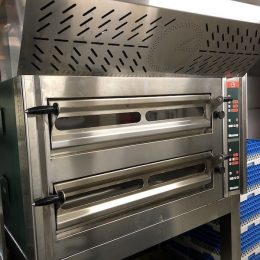 Pizza Group pizza oven op onderstel met dampkap